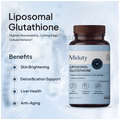 Miduty Liposomal Glutathione 40% | Anti Aging | Skin Brightening | Highest Absorbability Capsule thumbnail
