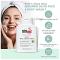 Sebamed Olive Face & Body Wash with Panthenol | For Sensitive & Dry Skin thumbnail