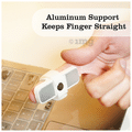 HealthAndYoga TipGuard Mallet Finger Splint White thumbnail