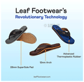 Leaf Footwear Leaf Flat Feet & Weight Distribution Slippers Brown 5 thumbnail