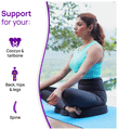 Frido Ultimate Coccyx Seat Cushion with Cooling Effect & Memory Foam Large thumbnail