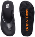 Ortho + Rest M10013 Men slippers with Cushioned Footbed | Soft Comfortable Stylish and Anti Skid Men's Flip-Flops & Slippers Daily Use Grey Size 9 thumbnail