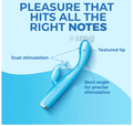 MsChief Crescendo Rabbit Vibrator Blue thumbnail
