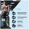 MuscleBlaze 100% Micellar Casein Slow Release Protein Powder | For Muscle Support | Flavour Chocolate thumbnail