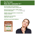 Everyday Four Raw Flax Seeds (150gm Each) thumbnail