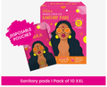 PINQ Polka Premium Cotton Feel Sanitary Pads (10 Each) XXL thumbnail