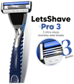 LetsShave Pro 3 Blade Shaving Razor thumbnail