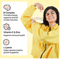 A to Z NS+ Multivitamin Syrup for Kids & Adults – Lysine & Vitamin C for Growth, Immunity & Energy | Flavor Mango thumbnail