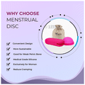 Vaquita Reusable Menstrual Cup Disc with Case Small Pink thumbnail