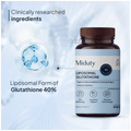 Miduty Liposomal Glutathione 40% | Anti Aging | Skin Brightening | Highest Absorbability Capsule thumbnail