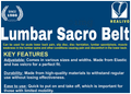 Healivo Lumbar Sacro Belt for Support and Immobilization of Lumbo Sacral Region XXXXL thumbnail