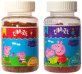 Kiddoze Combo Pack of Omega & DHA & Iron Strawberry Gummies (60 Each) thumbnail