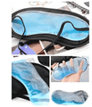 Healthtrek Sleeping Eye Mask with Cooling Gel Insert for Tired Eyes Black thumbnail