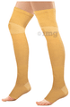 Vissco Anti Embolism Stocking, Thigh Length (Above Knee) to Improve Blood Circulation Large Beige thumbnail