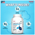 GNC Calcium Plus | With Magnesium & Vitamin D3 for Healthy Bones | Veg Tablet thumbnail