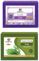 Khadi Care Combo Pack of Herbal Lavender Soap & Teatree Soap (125gm Each) thumbnail