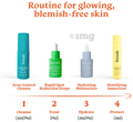 Foxtale Acne Control Cleanser (100 ml) & Daily Hydrating Serum (30 ml) & AHA BHA Exfoliating Serum (30 ml) & Mattifying Sunscreen (50 ml) thumbnail