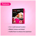 Dasutra Wet & Wild Condom (3 Each) Strawberry thumbnail