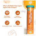 HK Vitals Apple Cider Vinegar for Weight Management & Gut Health Effervescent Tablet Orange thumbnail