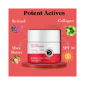 Dermisrty Combo Pack of Anti Ageing Wrinkle Repair Retinol SPF 30 Sun Block Day Cream & Face Mask Pack (50ml Each) thumbnail