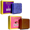Simply Vedic Combo Pack of Luxury Soap (100gm Each) Lavender & Shea Butter thumbnail