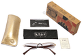 Klar Eye K 1012 Half Rim Rectangle Reading Glasses for Men and Women Shiny Gun Optical Power +0.75 thumbnail