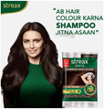 Streax Insta Shampoo Hair Colour (15ml Each) 3 Dark Brown thumbnail