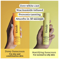 Foxtale Cover Up Mattifying Sunscreen SPF 50+ PA ++++ (50ml Each) thumbnail
