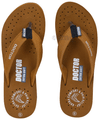 Doctor Extra Soft D 16 Orthopaedic and Diabetic Feel Good Super Comfort Slippers for Women Tan 3 thumbnail