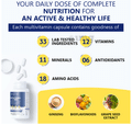 Nature's Island Multivitamin for Men with Lycopene, Ginseng & Green Tea Extract | For Energy, Skin, Hair, Stamina & Joints | Capsule thumbnail