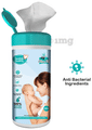 Buddsbuddy Olive Oil Babycare Wet Wipes with Aloe Vera & Vitamin E (80 Each) thumbnail