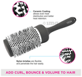 Vega H2 PRL Hot Curl Brush for Hair Styling, Drying, Healthy Hair thumbnail