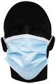 Mowell Blue Disposable 3 Layer with Nose Clip Elastic Earloop Face Mask Blue thumbnail