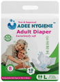 Adee Hygiene Adult Diaper Luxuriously Soft (10 Each) Large thumbnail