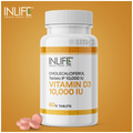 Inlife Vitamin D3 10000 IU Cholecalciferol Chewable Tablet thumbnail