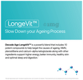 Decode Age LongeVit Vegetarian Tablet | Improve NAD+, Energy Level & Overall Stamina, Recovery from DNA Damage (30 Each) thumbnail