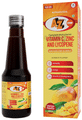 A to Z Multivitamin Syrup for Kids & Adults – Lysine & Vitamin C for Growth, Immunity & Energy | Flavor Mango thumbnail