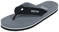 Doctor Extra Soft D24 Orthopaedic | Diabetic | Comfortable | MCR | Flip-Flop for Men Grey 6 thumbnail