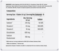 HK Vitals Glutathione Effervescent Tablet (15 Each) Orange with 300ml Bottle thumbnail