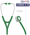 Qanta Stethoscope Lumina II SS With Stainless Steel Chest Piece QA-1040 Green thumbnail