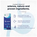 Velbiom Q-Gazz Tablet |Gas,Bloating,Indigestion | Digestive enzymes,Probiotics,Ajwain and Saunf | thumbnail