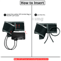 Bos Medicare Surgical Manual Blood Pressure Armet Double Tube for Sphygmomanometer Black thumbnail