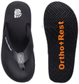 Ortho + Rest M10013 Men slippers with Cushioned Footbed | Soft Comfortable Stylish and Anti Skid Men's Flip-Flops & Slippers Daily Use Grey Size 10 thumbnail