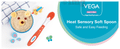 Vega Baby & Mom Baby Heat Sensory Soft Spoon thumbnail