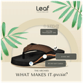 Leaf Footwear Leaf Flat Feet & Weight Distribution Slippers Balck 5 thumbnail