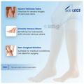actiLEGS Class III Medical Compression Stocking Open Toe Knee Length Small Skin Colour thumbnail