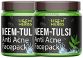 Heem & Herbs Neem-Tulsi Anti Acne Face Pack (100gm Each) thumbnail
