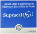 Supracal Pro+ Tablet with Calcium, Vitamin D3, Magnesium, Zinc & Minerals Tablet thumbnail