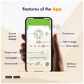 Tracky CGM Sensor For 14-Day Glucose monitoring No Fingerpricks | App-Integrated System thumbnail