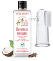 Coco Crush Liquid Toothpaste & Finger Toothbrush For Babies thumbnail
